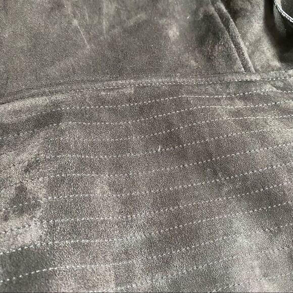 Ralph Lauren Fall ‘16 Runway Collection Black Suede & Velvet Fringed Moto Jacket - Picture 15 of 16